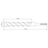 Broca para Concreto 25x540 Mm Tramontina em Aço Especial com Encaixe Sds Max Tramontina - 2