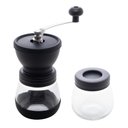 Ver imagem 1 de Moedor de Café de Aço Inox Manual Vidro Preto 20cm