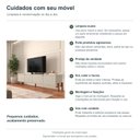 Ver imagem 4 de Rack Arco 228 cm Porta Lisa Incolar Luna