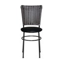 Ver imagem 3 de 6 Cadeiras para Mesa Preta Hawai Marrom:preto