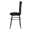 Ver imagem 4 de 6 Cadeiras para Mesa Preta Hawai Marrom:preto