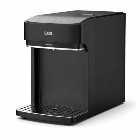 Bebedouro Purificador de Água Mineralle Digital Touch Compressor Preto EPC08P 220V - Eos