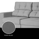 Ver imagem 5 de Sofá 4 Lugares Retrátil e Reclinável 250cm para Sala de Estar Eros