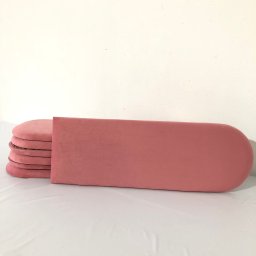 Cabeceira Modulada Estofada Adesiva Nuvem 1 Módulo 60x20cm Rosa - 1