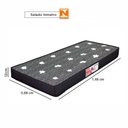 Ver imagem 3 de Colchão PRORELAX Mini Cama Espuma Liso D20 Cinza 68 x 148 x 12cm
