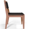 Mesa Loren 160 cm com 6 Cadeiras Área Externa Cozinha Corda Náutica Preto Giardino G01 - Lyam Decor  - 13