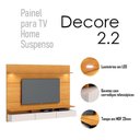 Ver imagem 2 de Painel para Tv Home Suspenso Decore 2.2 Nature Off White - Imcal