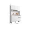 Armário de Cozinha Kit Márcia Branco Ajl - 4