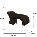 Ver imagem 7 de Maca Estofada Estética Botonê 70 Cm Sobrancelha Cilios Cor:marrom