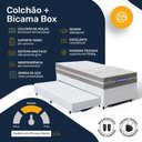 Ver imagem 6 de Cama Box + Colchão Gazin de Molas Ensacadas One Face Air Up + Auxiliar de Espuma Solteiro 88 cm