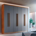 Ver imagem 1 de Guarda Roupa Solteiro Heros 6 Portas  Moderna