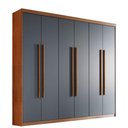 Ver imagem 2 de Guarda Roupa Solteiro Heros 6 Portas  Moderna