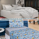 Ver imagem 4 de Conjunto de Lencol Solteiro Bouti 3 Pçs Jogo de Cama Infantil 200 Fios Super Macio:game