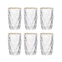 Ver imagem 1 de Jogo de Copo de Vidro para Agua com Borda