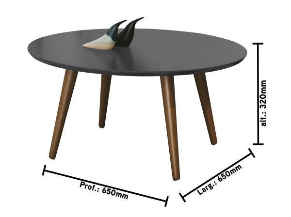 Mesa de Centro Grace Preto - Edn Móveis - 5