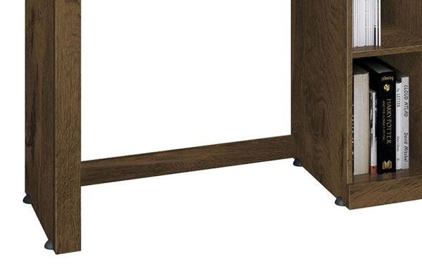 Mesa para Computador Office Doris Nogal Acetinado - Edn Móveis - 3