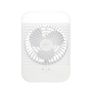 Mini Ventilador Portátil Recarregável com Luminária Mor