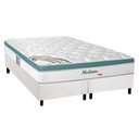 Ver imagem 1 de Cama Box King: Colchão Molas Herval Masterpocket Ensacadas Meditare + Base Branco(193x203)