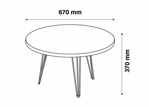Mesa de Centro Evolution Canelato - Patrimar Móveis - 3