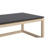 Mesa de Centro Supreme Preto com Natural - Tebarrot Móveis - 3