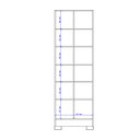 Ver imagem 6 de Armário Utilitário Sapateira 2 Portas Espelho Branco Carraro
