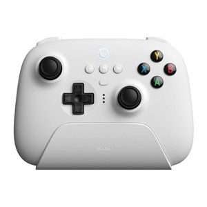 Controle 8bitdo Ultimate Hall Edition - 2.4ghz ou Bluetooth - Branco - 81ha07