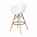 Ver imagem 2 de Kit 2 Banquetas Web Apoio de Braço Bancada Bar Bistrô Sala Cozinha Restaurante - Mercado Cadeiras