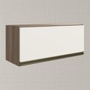 Ver imagem 2 de Armario Aereo Basc Mdf 70 Cm Kali 16339 Carvalho Toq Off White Cetim Nicioli