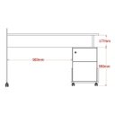 Ver imagem 5 de Mesa em L para Escritório Alessa Branco