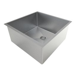 Cuba Inox Escovado Gourmet C/ Válvula 40x40 Sobrepor Premium Technox - 5