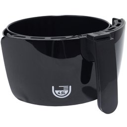 Fritadeira AirFryer Sem Óleo 4,5 Litros Panela Elétrica 1400W Timer Preta Amvox Arf 1245 - 5