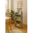 Ver imagem 4 de Mesa de Cabeceira Infantil Prateleira de Urso Brinquedoteca:gianduia