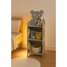 Mesa de Cabeceira Infantil Prateleira de Urso Brinquedoteca:gianduia - 1