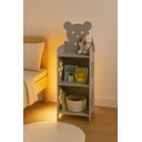 Ver imagem 1 de Mesa de Cabeceira Infantil Prateleira de Urso Brinquedoteca:gianduia