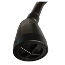 Ver imagem 3 de Ducha Fria Chuveiro Articulado Abs Chuveirinho Piscina Preto