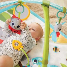 Tapete de Atividades Bebê Infantil Criança Chocalho A Partir dos 2 Meses Gymini Meadow Days Tiny - 4
