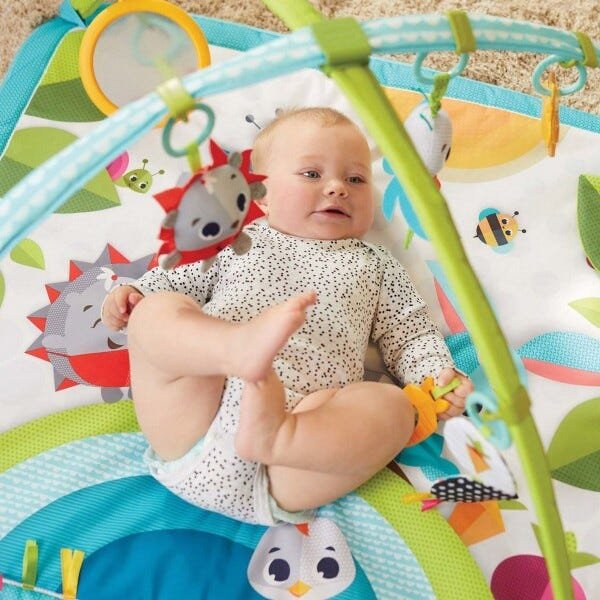 Tapete de Atividades Bebê Infantil Criança Chocalho A Partir dos 2 Meses Gymini Meadow Days Tiny - 7