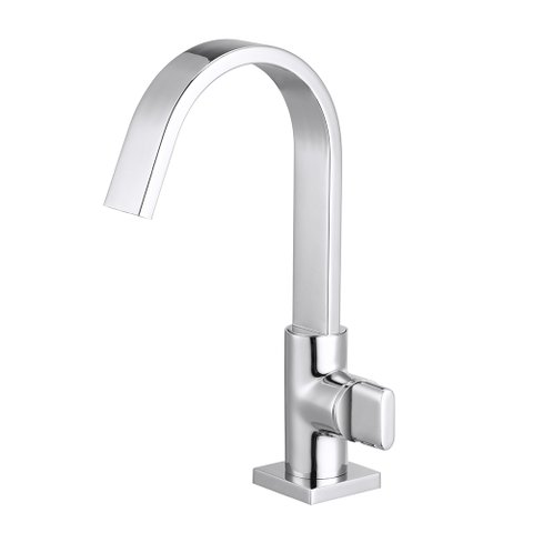 Torneira Lavatório/banheiro Bica Móvel Slim Quadrada Metal