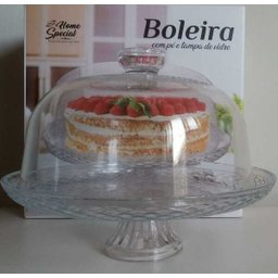 Boleira com Pé e Tampa de Vidro - 4