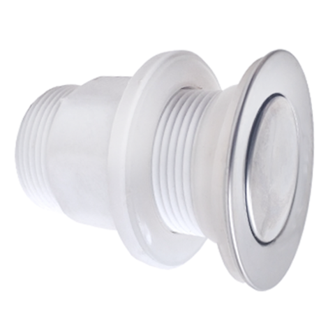 Válvula Click 1.1/4 Tampa Pequena - Corpo Pvc Inox