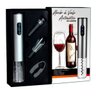 Kit Abridor Vinho Automático Elétrico Saca Rolhas 4 Peças - 1