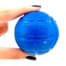 Bola Pula Pula Lisa Para Cachorro Pet Dog 65mm: Azul - 1