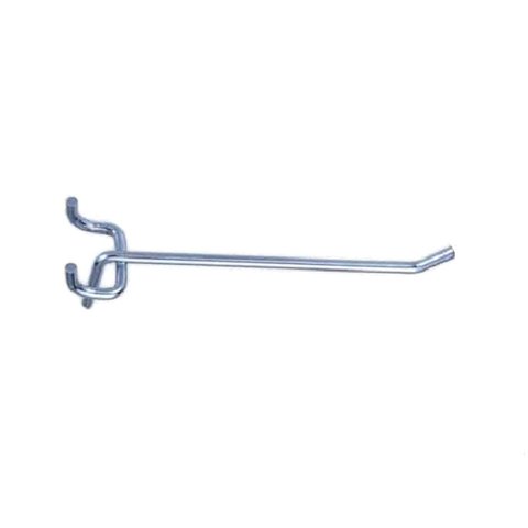 Suporte Gancho para Painel Perfurado Eucatex 10cm - Kit com 50 Pcs