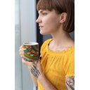 Ver imagem 3 de Caneca ECF Abastrato Inca Branca Porcelana 325ml