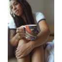 Ver imagem 4 de Caneca ECF Abastrato Inca Branca Porcelana 325ml