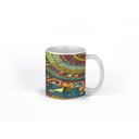 Ver imagem 1 de Caneca ECF Abastrato Inca Branca Porcelana 325ml