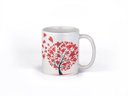 Ver imagem 1 de Caneca ECF Árvore do Amor Branca Porcelana 325ml