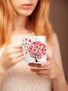 Ver imagem 2 de Caneca ECF Árvore do Amor Branca Porcelana 325ml
