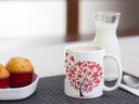 Ver imagem 3 de Caneca ECF Árvore do Amor Branca Porcelana 325ml