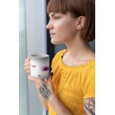 Ver imagem 4 de Caneca ECF Borboletas e Flores Branca Porcelana 325ml